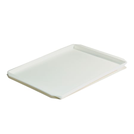 Hapco-Elmar R3030WHT-Essential 10.5x12.5" Rect. Tray W/ Handles, White, PK 36 R3030WHT